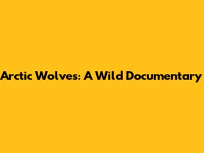 Arctic Wolves: A Wild Documentary