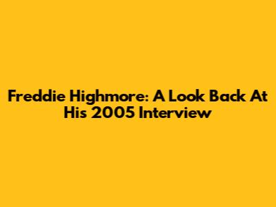 Freddie Highmore: A Look Back At His 2005 Interview