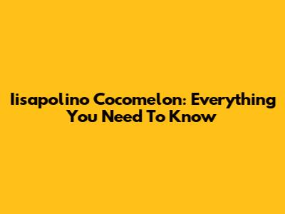 Iisapolino Cocomelon: Everything You Need To Know