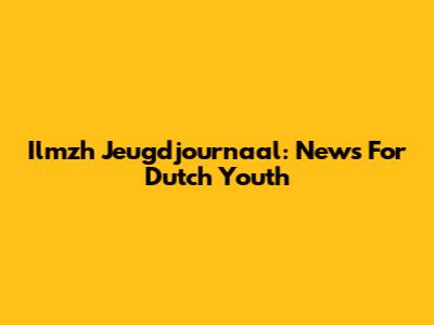 Ilmzh Jeugdjournaal: News For Dutch Youth