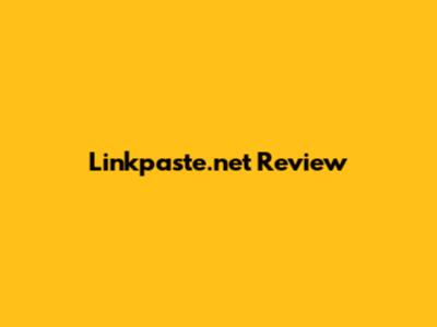 Linkpaste.net Review
