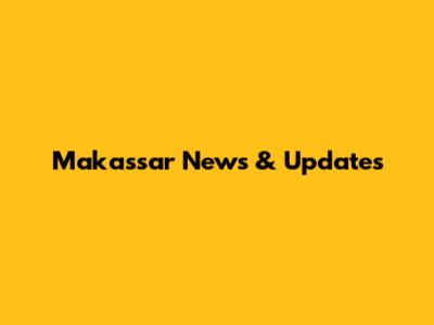Makassar News & Updates