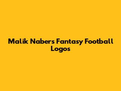 Malik Nabers Fantasy Football Logos