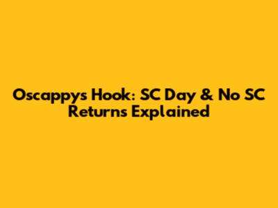 Oscappy's Hook: SC Day & No SC Returns Explained