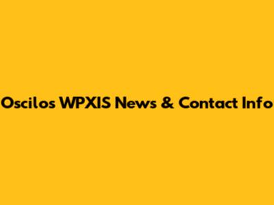 Oscilos WPXIS News & Contact Info