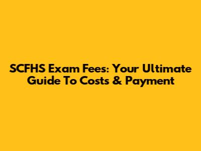 SCFHS Exam Fees: Your Ultimate Guide To Costs & Payment