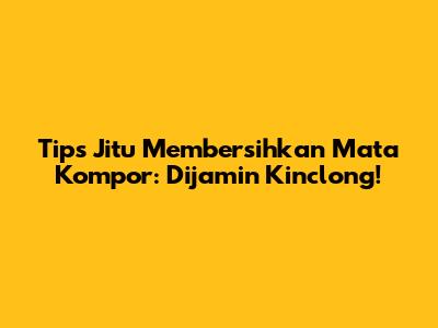 Tips Jitu Membersihkan Mata Kompor: Dijamin Kinclong!