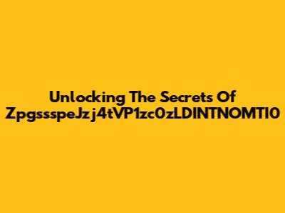 Unlocking The Secrets Of ZpgssspeJzj4tVP1zc0zLDINTNOMTI0