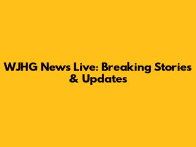 WJHG News Live: Breaking Stories & Updates